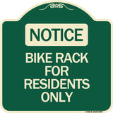 Bike Rack for Residents Only