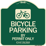 Bicycle Parking by Permit Only C.V.S. 21210 (With Bicycle Graphic)