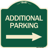 Additional Parking Sign (Right Arrow)