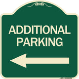 Additional Parking Sign (Left Arrow)