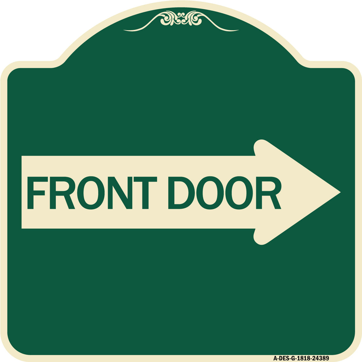 Front Door (With Right Arrow)