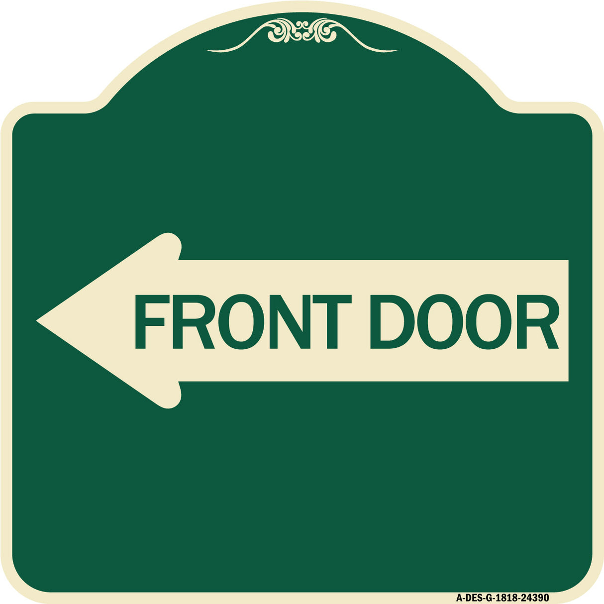 Front Door (With Left Arrow)