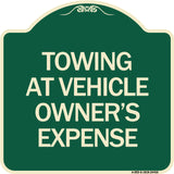 Towing at Vehicle Owner's Expense
