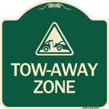 Tow-Away Zone with Graphic