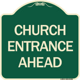Church Entrance Ahead