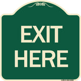 Exit Here