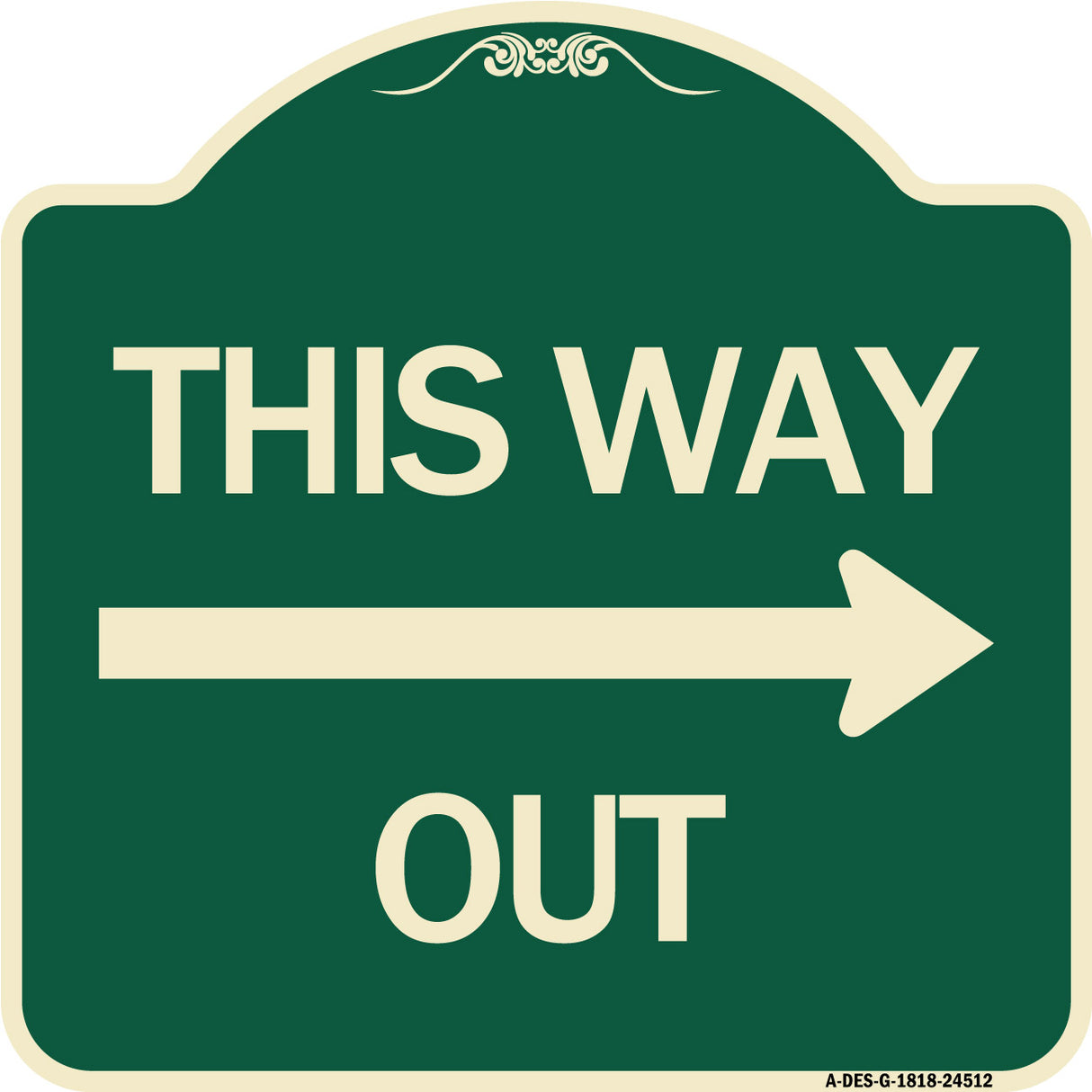 This Way Out (Right Arrow)