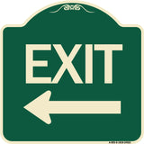 Exit with Left Arrow