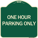 One Hour Parking Only
