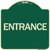 Traffic Entrance Sign Entrance