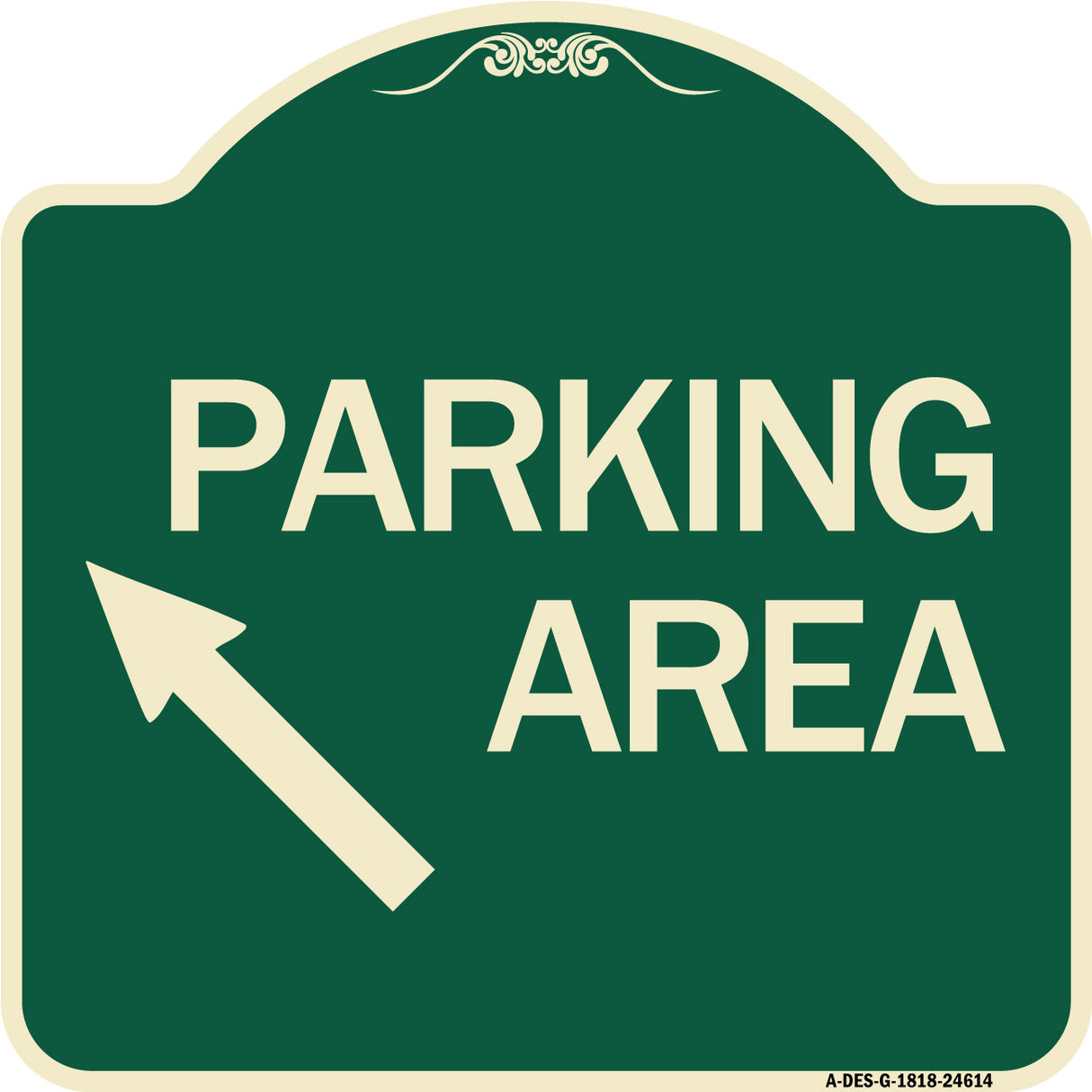 Parking Area (Up Left Arrow Symbol)