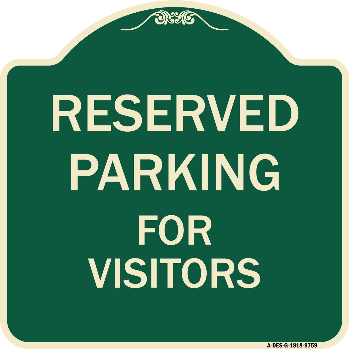 Reserved Parking For Visitors