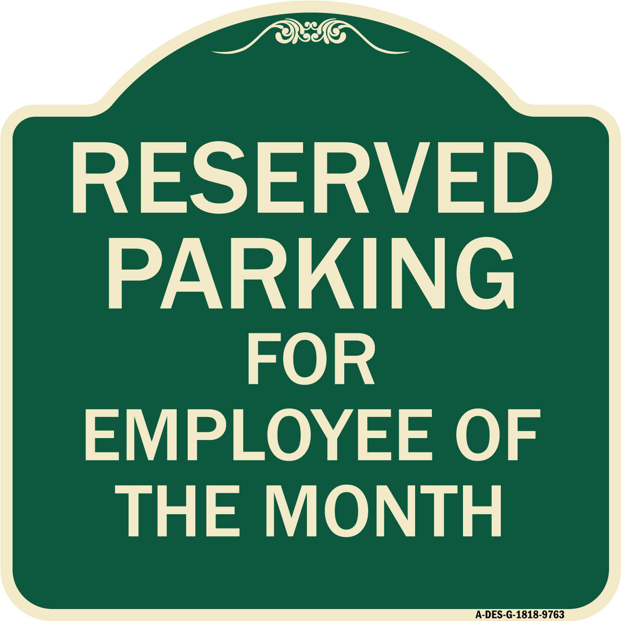 Reserved Parking For Employee Of The Month
