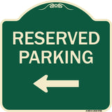 Reserved ParkingÂ  Left