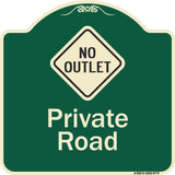 Private Road With No Outlet Symbol