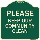 Please Keep Our Community Clean