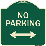 No Parking With Bidirectional Arrow
