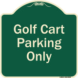 Golf Cart Parking Only