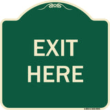 Exit Here