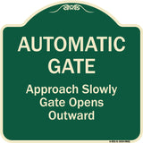 Automatic Gate Approach Slowly Gate Opens