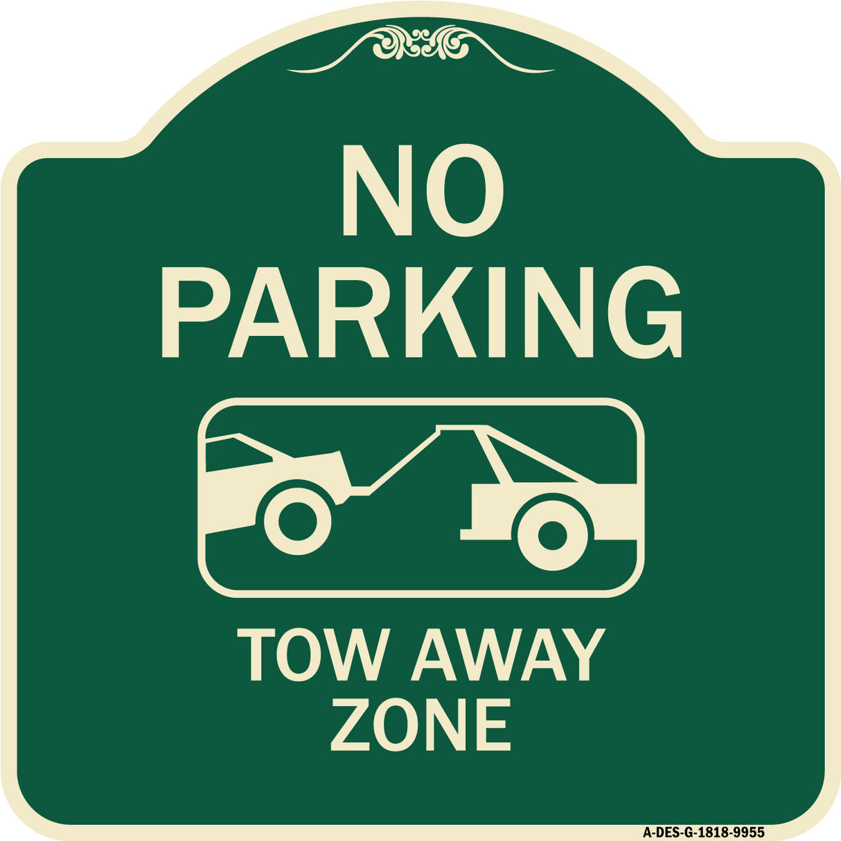 No Parking Tow Away Zone