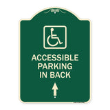 With NY - Approved Isa Symbol Accessible Parking on Up Arrow (With Graphic)
