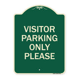 Visitor Parking Sign Visitor Parking Only Please