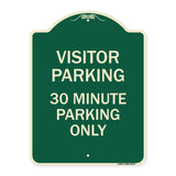 Visitor Parking Sign Visitor Parking 30 Minute Parking Only