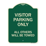 Visitor Parking Only All Others Will Be Towed