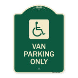 Van Parking Only (With Handicap Symbol)