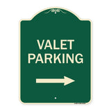 Valet Parking with Right Arrow