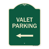 Valet Parking with Left Arrow