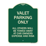 Valet Parking Only All Others Towed