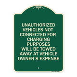 Unauthorized Vehicles Not Connected for Charging Purpose Will Be Towed