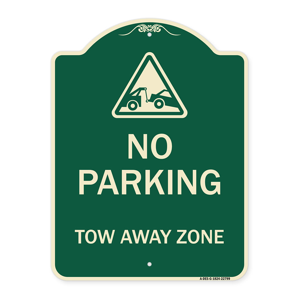 Tow Away Zone with Graphic