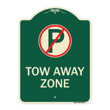 Tow Away Zone (No Parking Symbol)