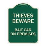 Thieves Beware Bait Car on Premises