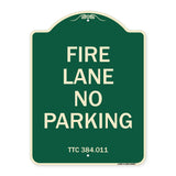 Texas Fire Lane No Parking