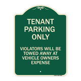 Tenant Parking Only Violators Will Be Towed Away at Car Owner's Expense