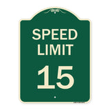 Speed Limit 15 Mph