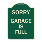 Sorry Garage Is Full