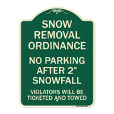 Snow Removal Ordinance - No Parking After 2 Snowfall