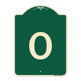 Sign with Letter O