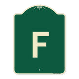 Sign with Letter F