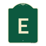 Sign with Letter E