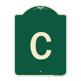 Sign with Letter C