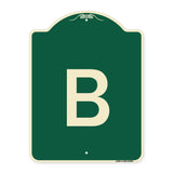 Sign with Letter B