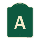 Sign with Letter A