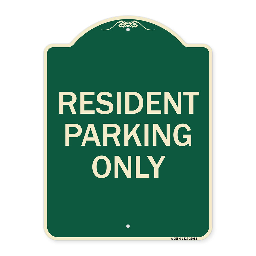 Resident Parking Only