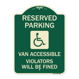 Reserved Parking Van Accessible Violators Will Be Fined (With Graphic)